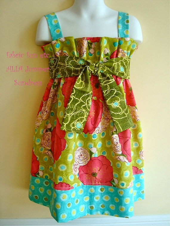 Alia Girls Dress - Pattern (pdf) - Juvie Moon Designs